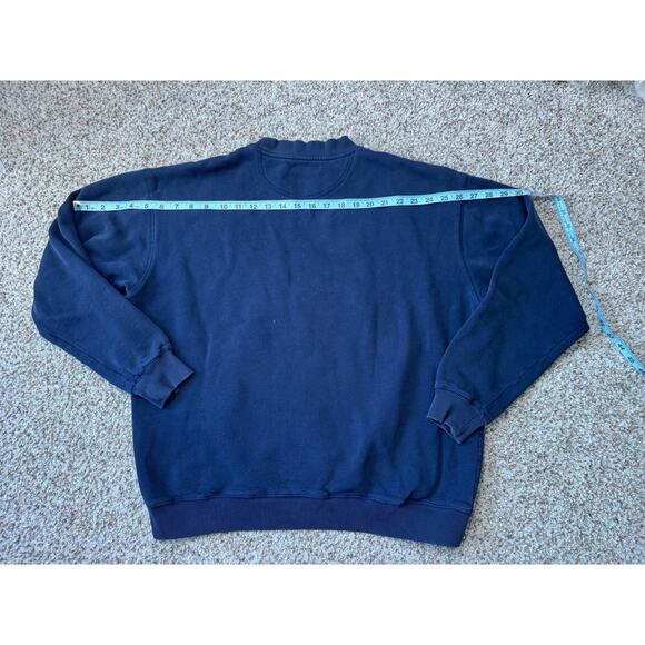 Vintage FILA Sweatshirt, Navy Blue, 80's/90's, Size LG Crew Neck; - Picture 5 of 10